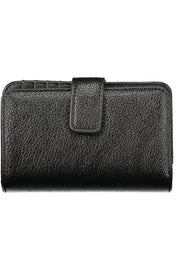 CARTEIRA COM FECHO TWINSET MULHER PRETA