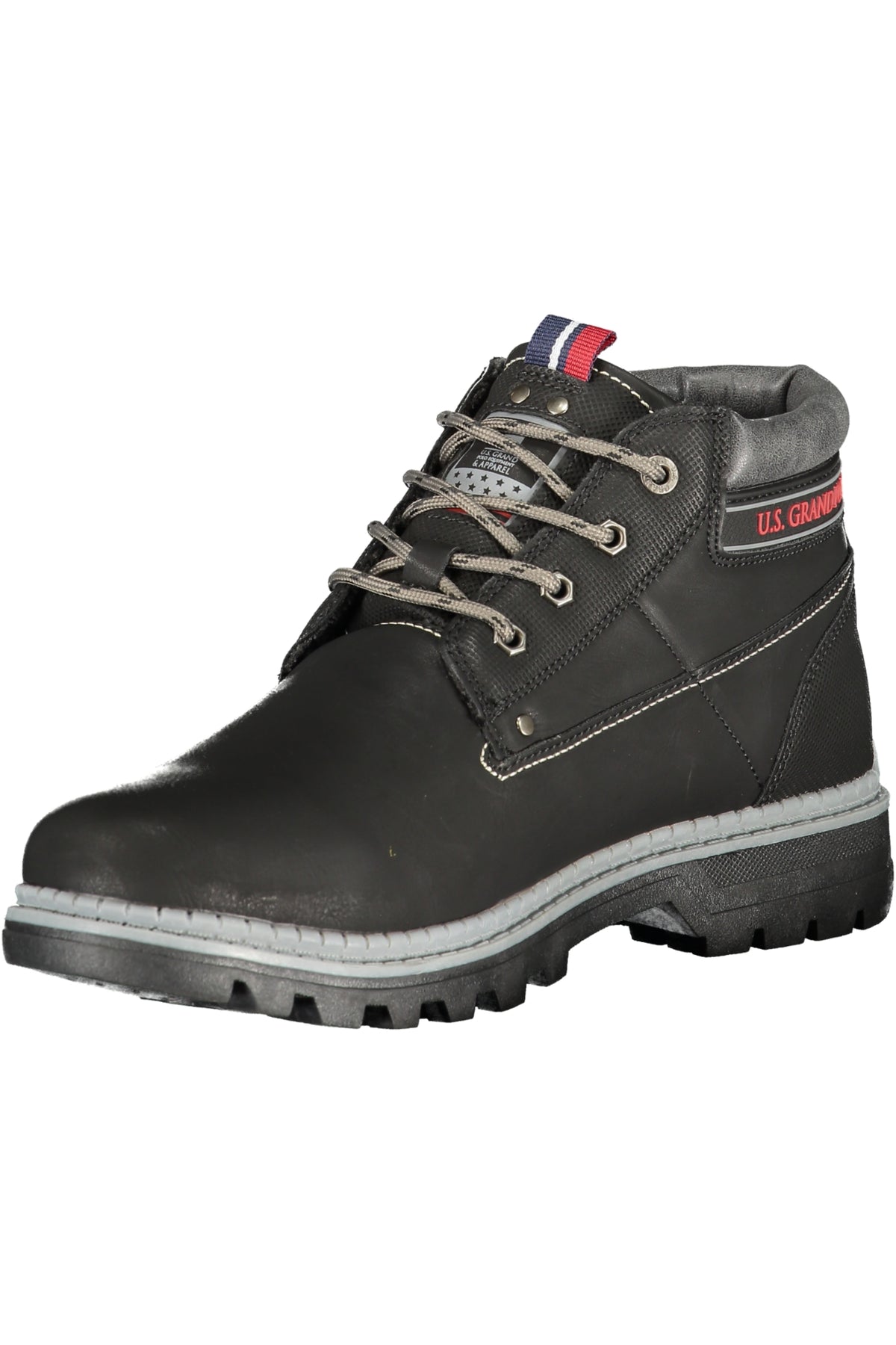 BOTINS COM ATACADORES U.S. GRAND HOMEM PRETOS