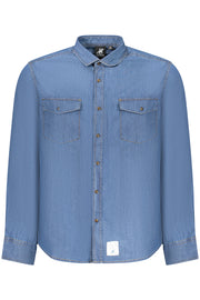 CAMISA EM ALGODÃO U.S. GRAND HOMEM AZUL