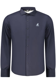 CAMISA EM ALGODÃO U.S. GRAND HOMEM AZUL
