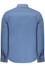 CAMISA EM ALGODÃO U.S. GRAND HOMEM AZUL