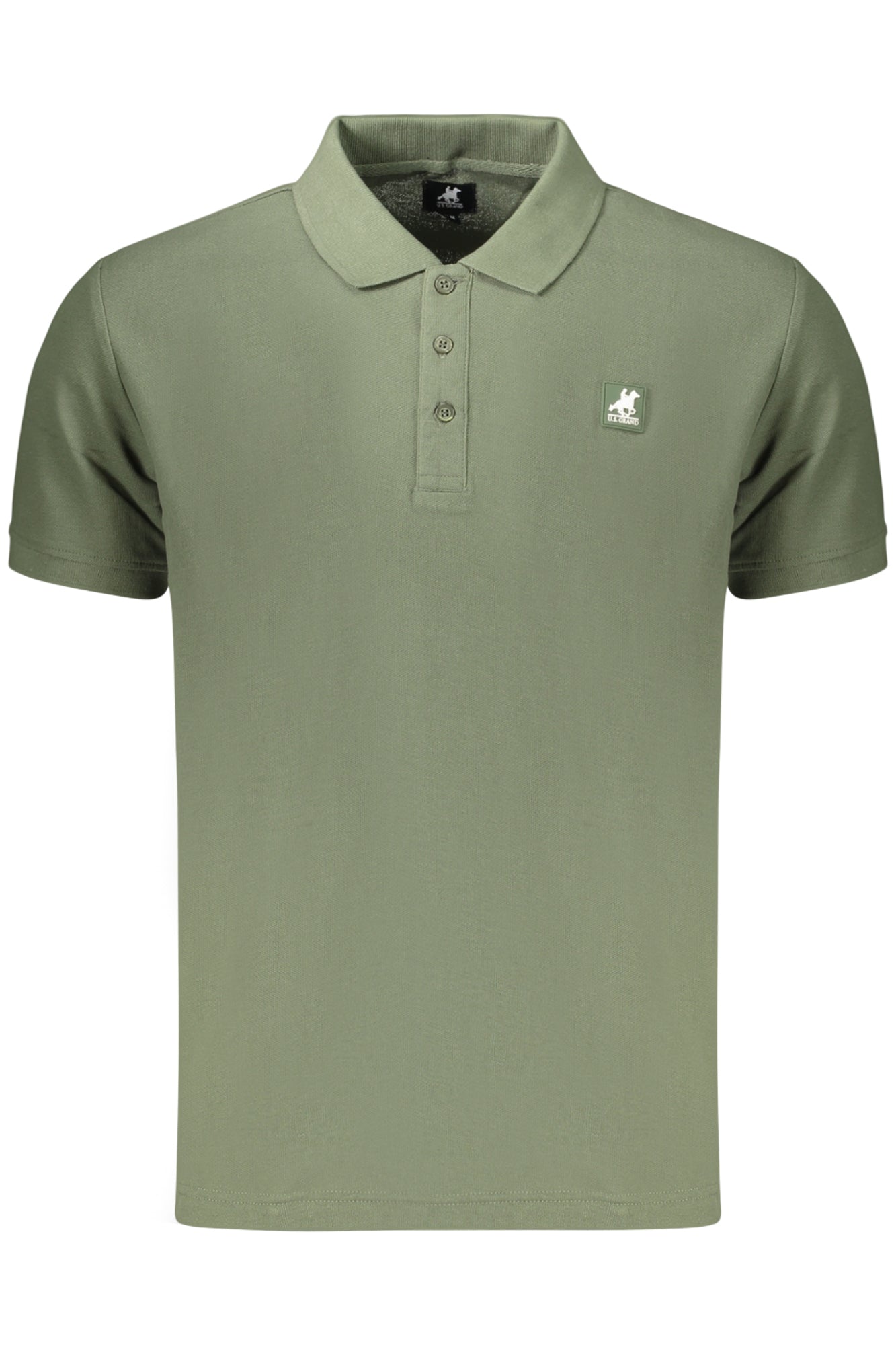 POLO EM ALGODÃO U.S. GRAND HOMEM VERDE
