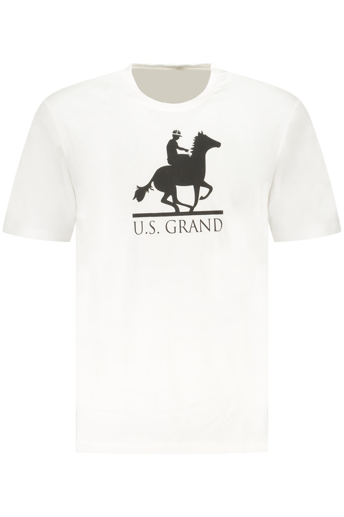 T-SHIRT EM ALGODÃO U.S. GRAND HOMEM BRANCA