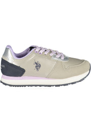 U.S. POLO ASSN. SILVER SPORTS SHOES FOR CHILDREN