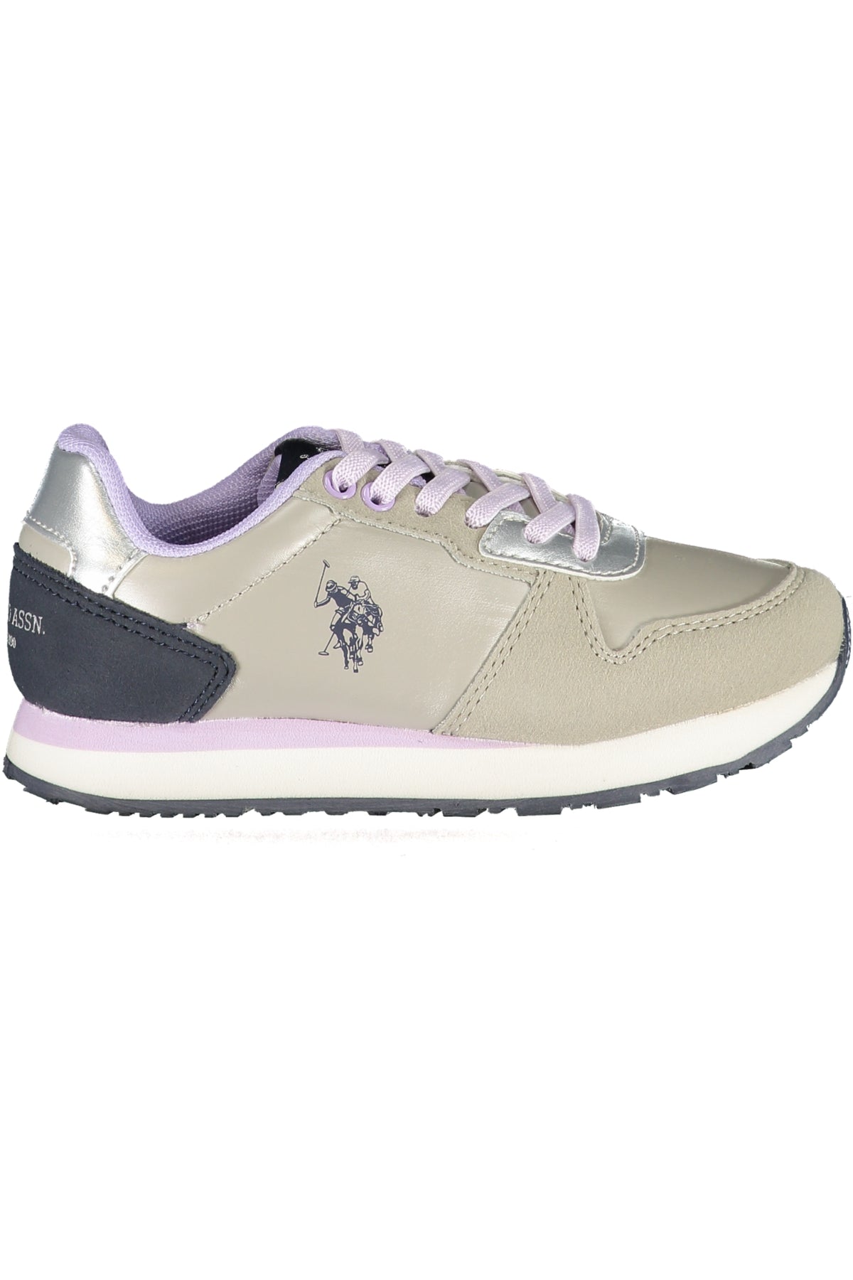 U.S. POLO ASSN. SILVER SPORTS SHOES FOR CHILDREN