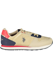 SAPATILHAS COM ATACADORES U.S. POLO ASSN. CRIANÇA BEGES