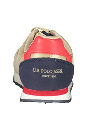 SAPATILHAS COM ATACADORES U.S. POLO ASSN. CRIANÇA BEGES
