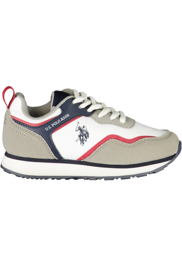ASSN POLO DOS EUA. SAPATOS DESPORTIVOS BRANCOS PARA CRIANÇAS