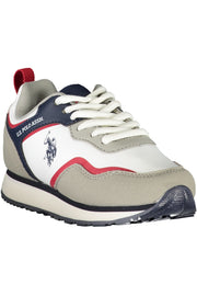 SAPATILHAS COM ATACADORES U.S. POLO ASSN. CRIANÇA BRANCAS