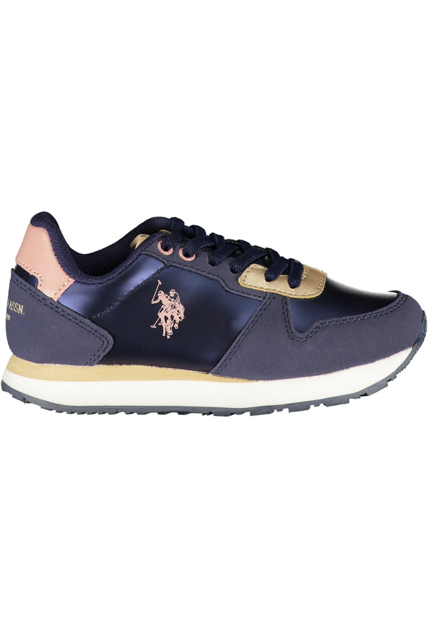 ASSN POLO DOS EUA. SAPATOS DESPORTIVOS AZUIS PARA CRIANÇAS