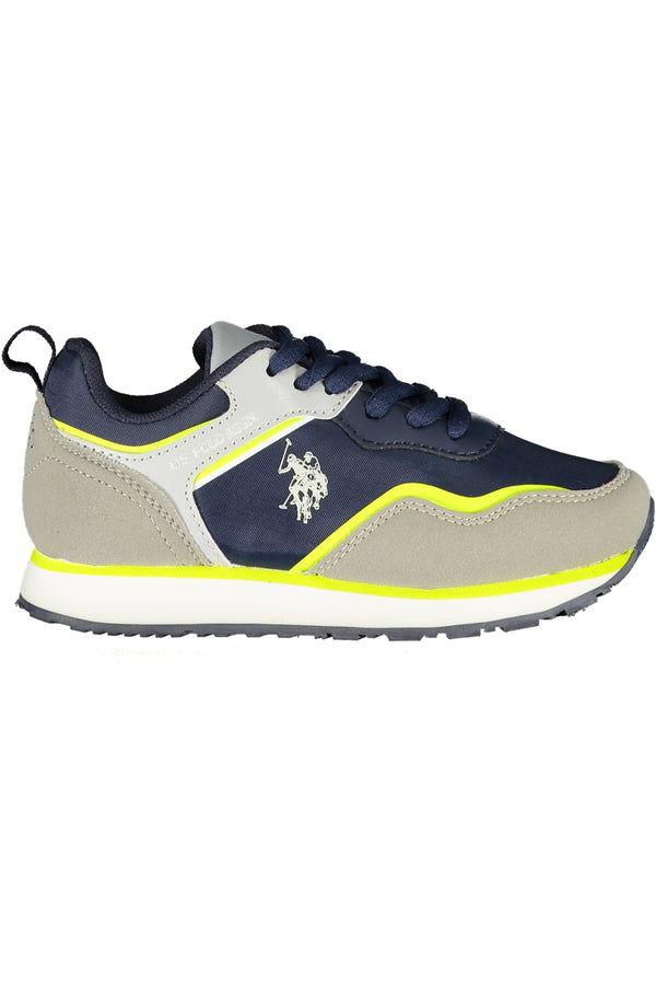 ASSN POLO DOS EUA. SAPATOS DESPORTIVOS AZUIS PARA CRIANÇAS