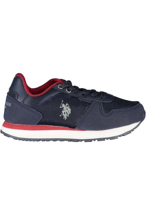 ASSN POLO DOS EUA. SAPATOS DESPORTIVOS AZUIS PARA CRIANÇAS