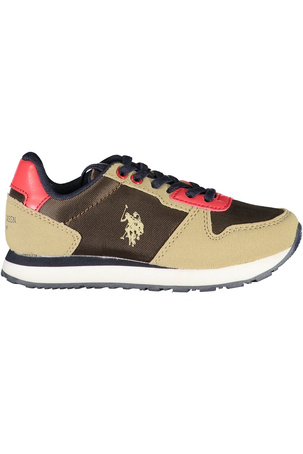 U.S. POLO ASSN. BROWN KIDS' SPORTS SHOES
