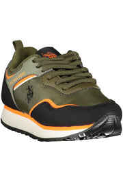 US POLO ASSN. GREEN SPORTS SHOES FOR KIDS