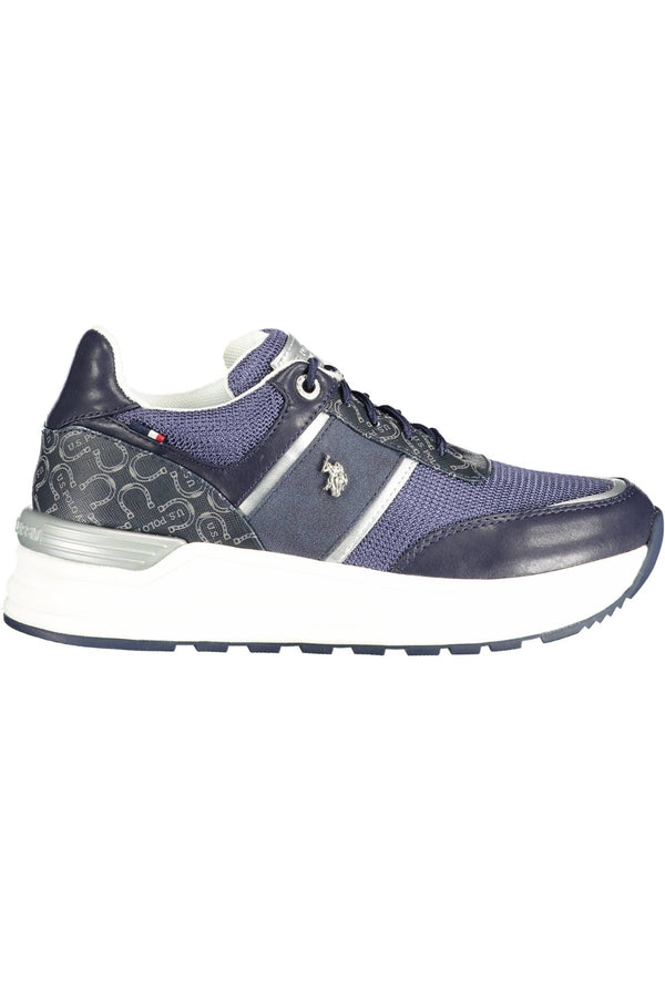 ASSN POLO DOS EUA. SAPATOS DESPORTIVOS AZUIS PARA MULHERES