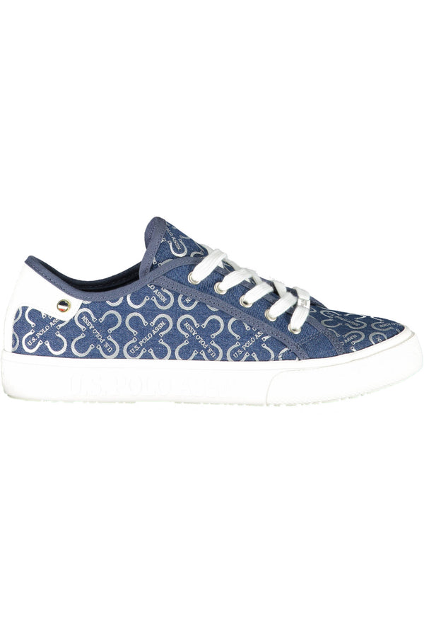 ASSN POLO DOS EUA. SAPATOS DESPORTIVOS AZUIS PARA MULHERES
