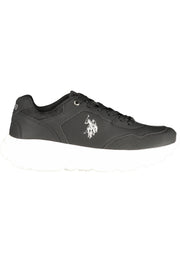 SAPATILHAS COM ATACADORES U.S. POLO ASSN. MULHER PRETAS
