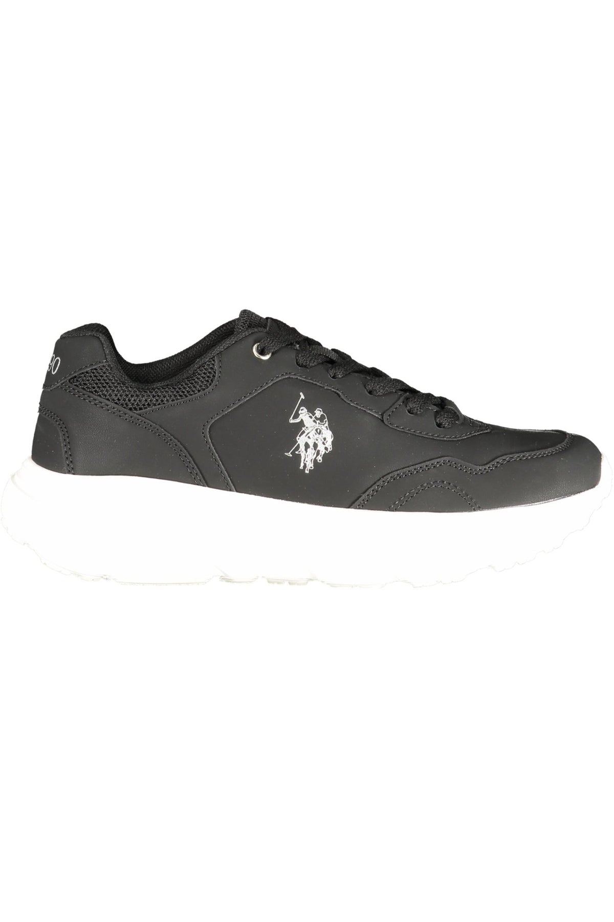 SAPATILHAS COM ATACADORES U.S. POLO ASSN. MULHER PRETAS