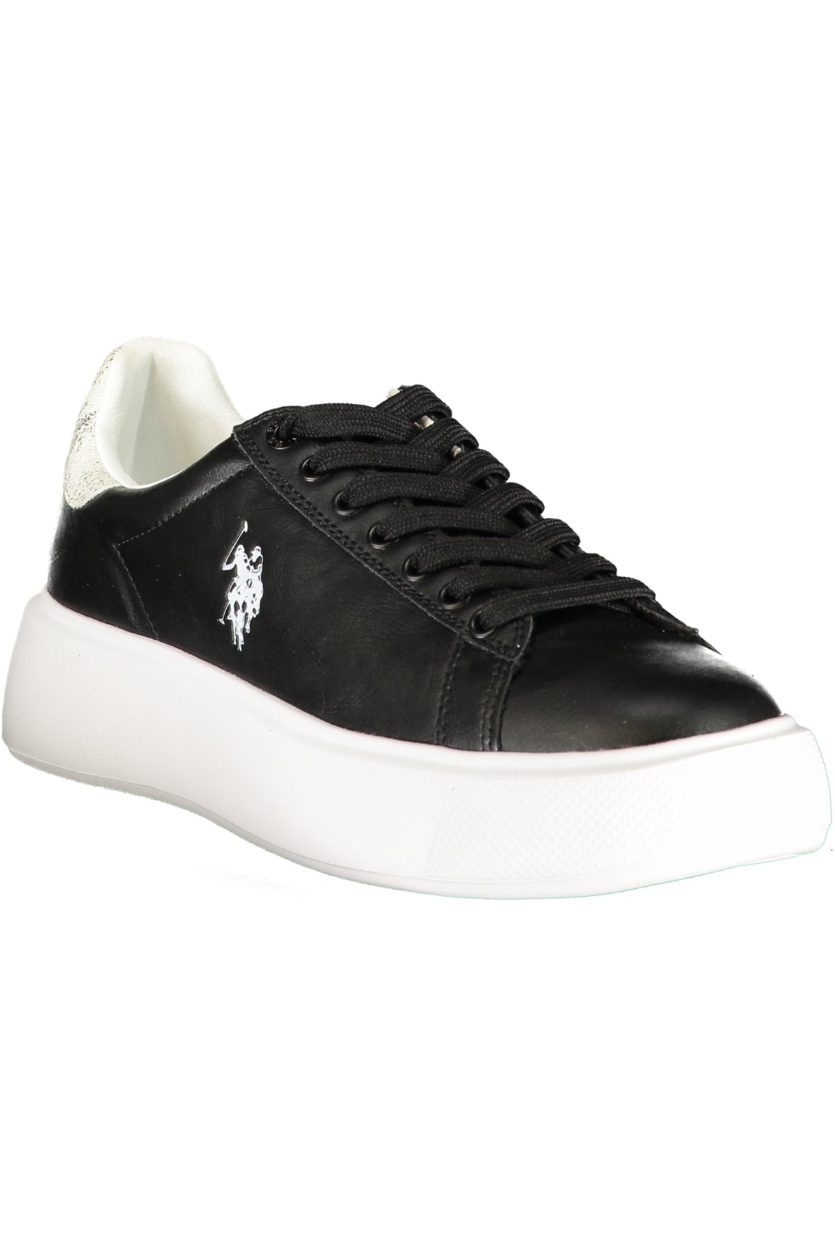 SAPATILHAS COM ATACADORES U.S. POLO ASSN. MULHER PRETAS