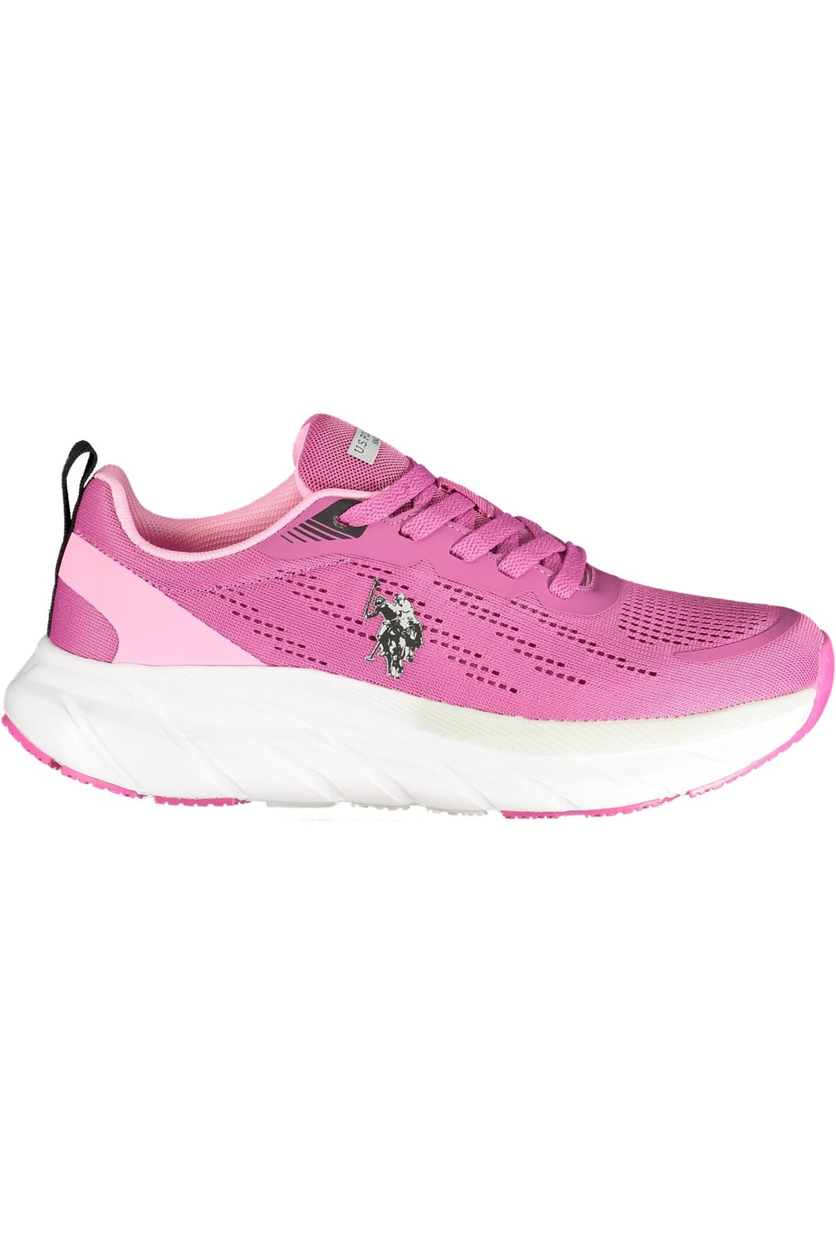 SAPATILHAS COM ATACADORES U.S. POLO ASSN. MULHER ROSAS