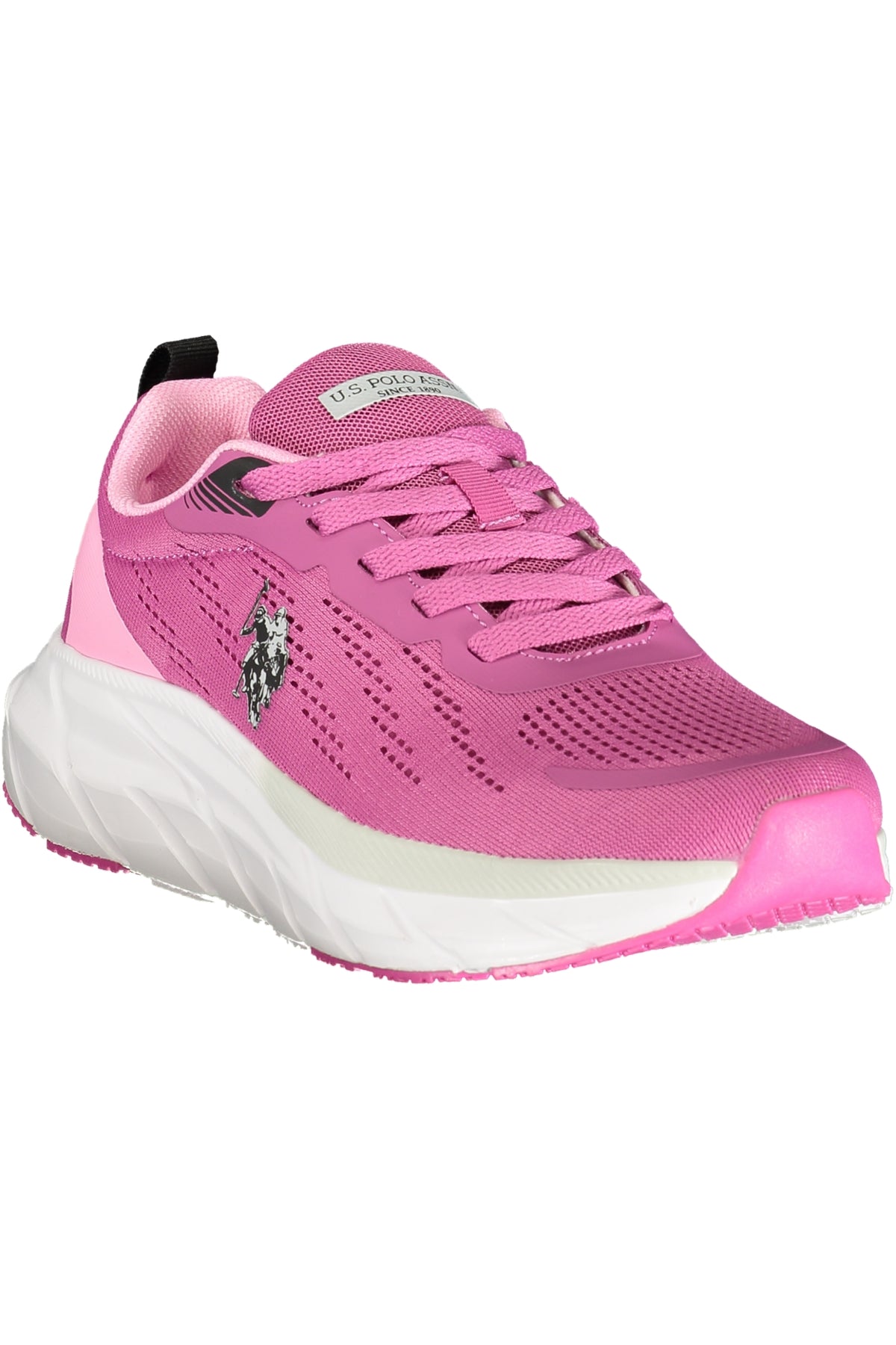 SAPATILHAS COM ATACADORES U.S. POLO ASSN. MULHER ROSAS