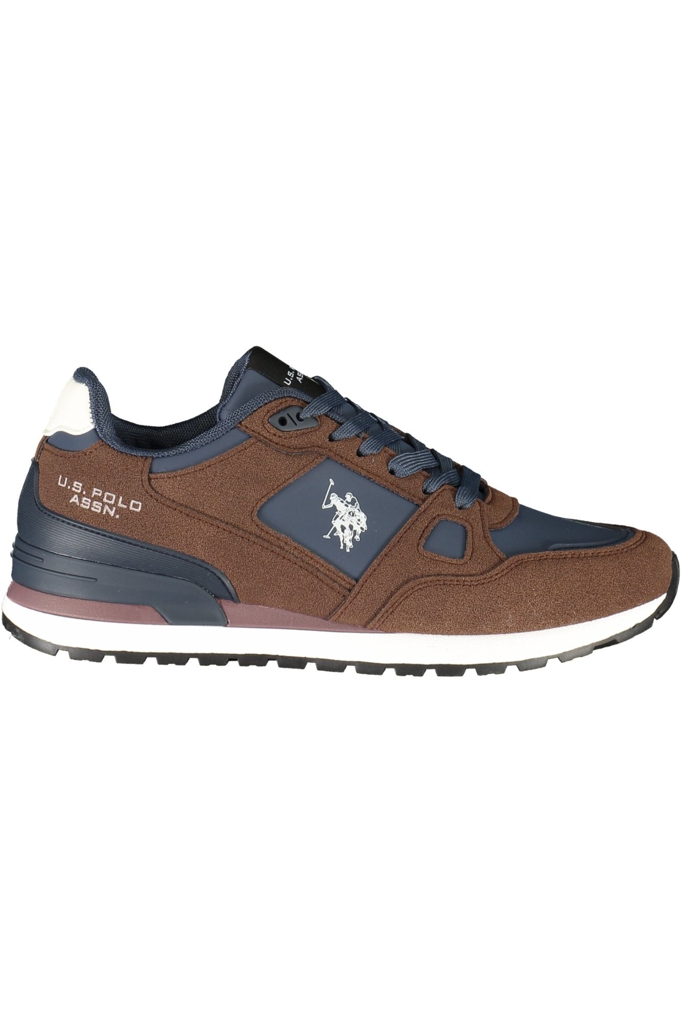 SAPATILHAS COM ATACADORES U.S. POLO ASSN. HOMEM CASTANHAS