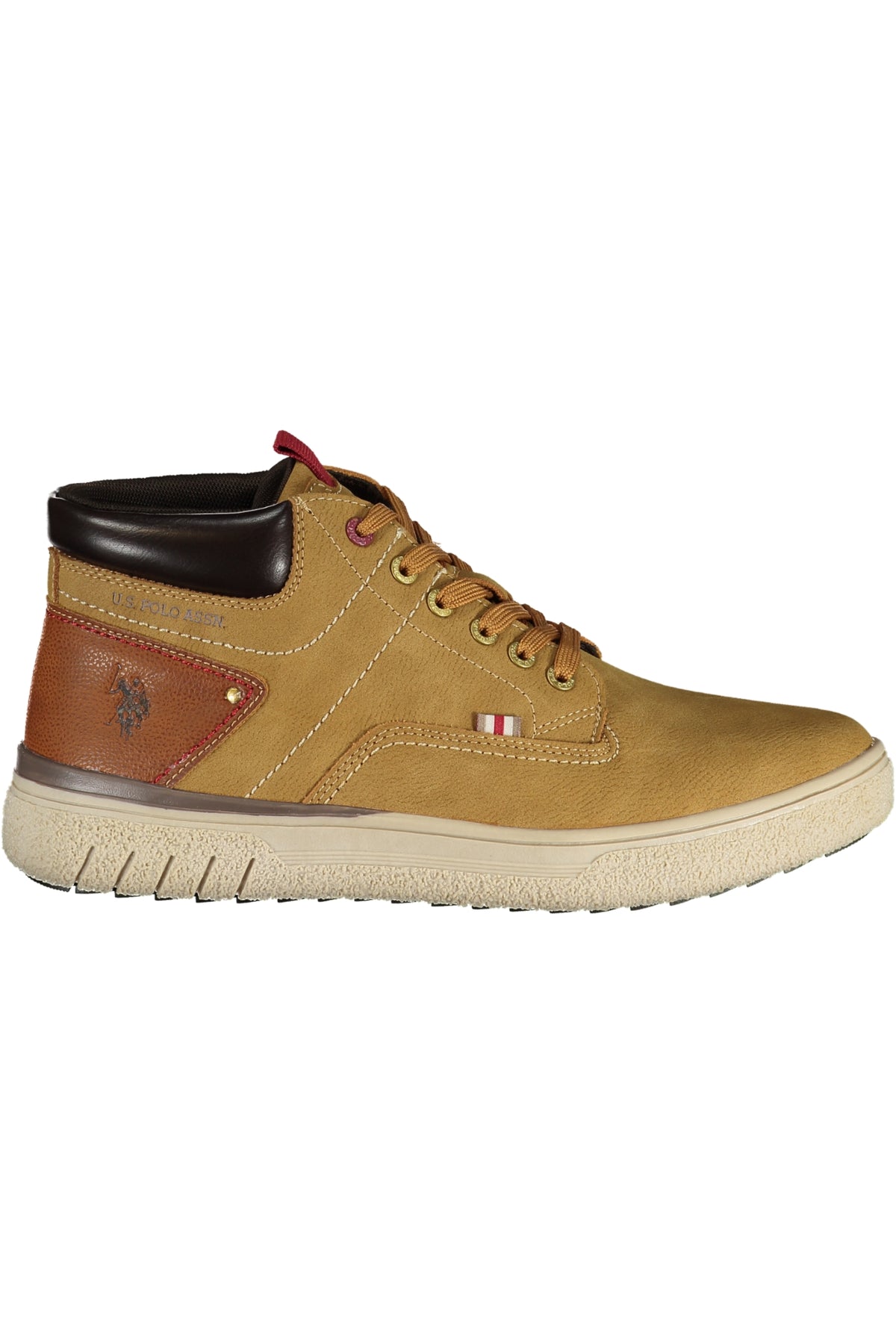 SAPATILHAS COM ATACADORES U.S. POLO ASSN. HOMEM CASTANHAS