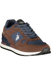 SAPATILHAS COM ATACADORES U.S. POLO ASSN. HOMEM CASTANHAS