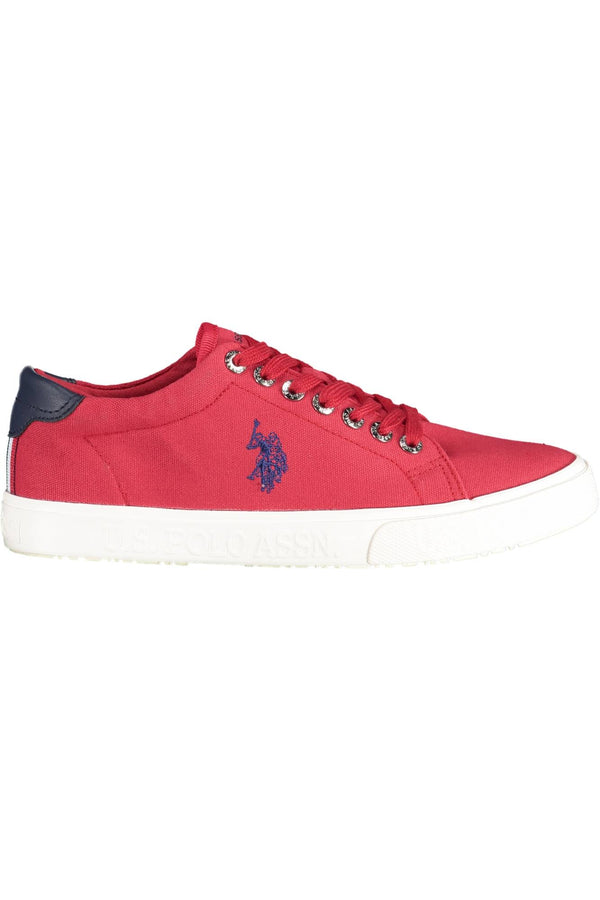 ASSN POLO DOS EUA. SAPATOS ESPORTIVOS VERMELHOS PARA HOMEM