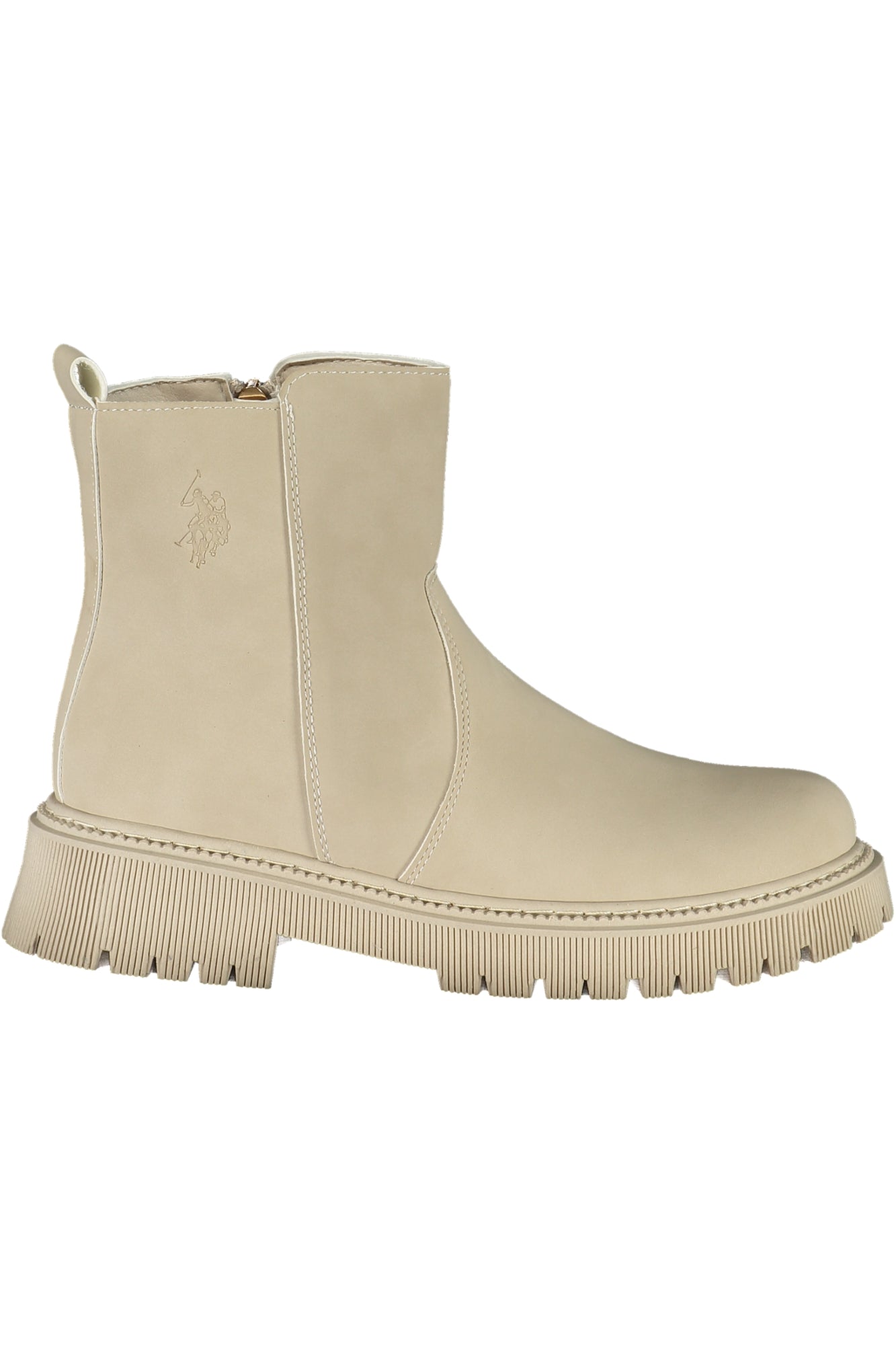 BOTINS COM ESTAMPADO U.S. POLO ASSN. MULHER BEGES