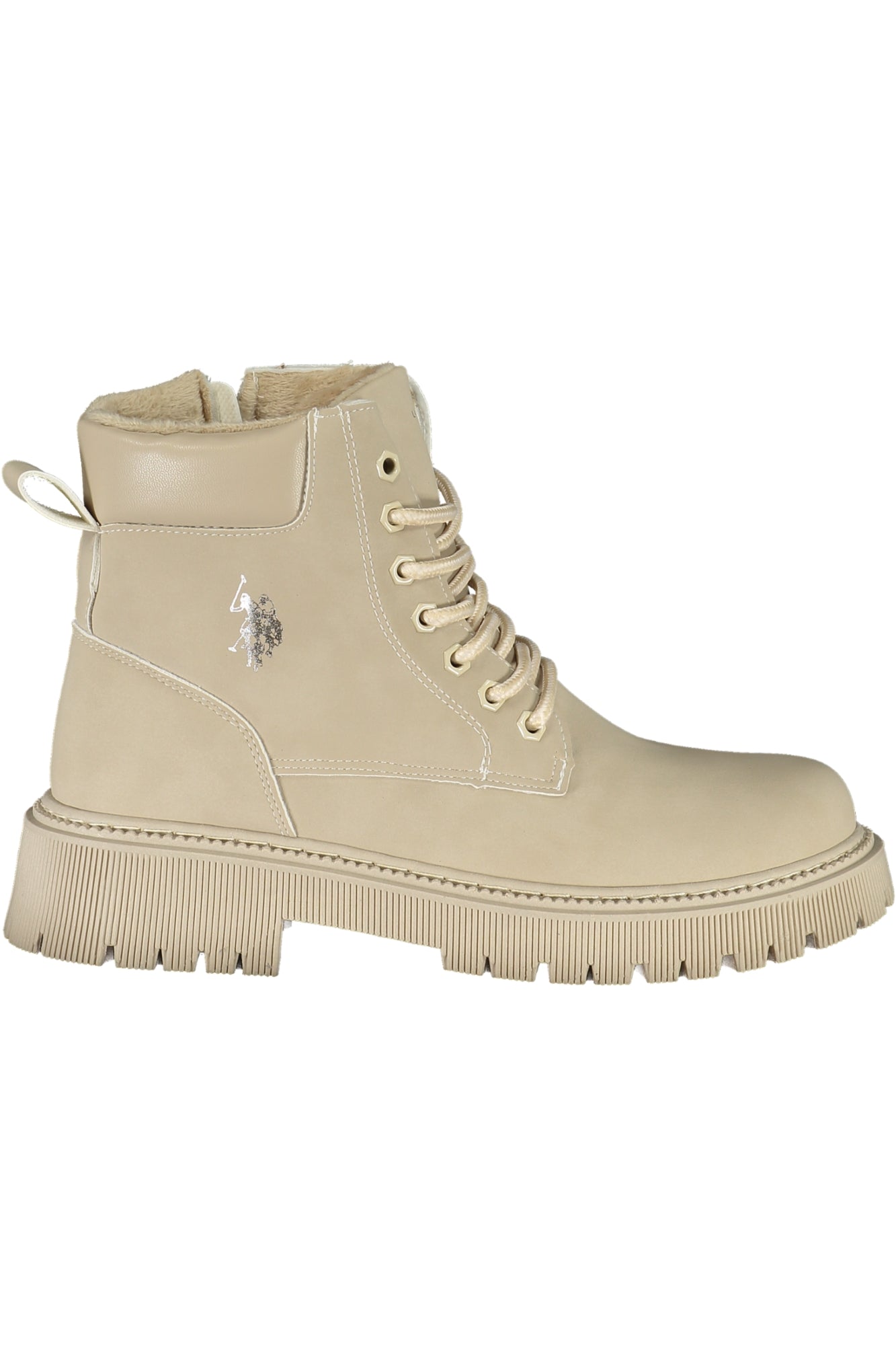 BOTINS COM ATACADORES U.S. POLO ASSN. MULHER BEGES