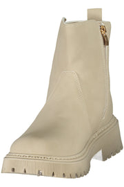 BOTINS COM ESTAMPADO U.S. POLO ASSN. MULHER BEGES