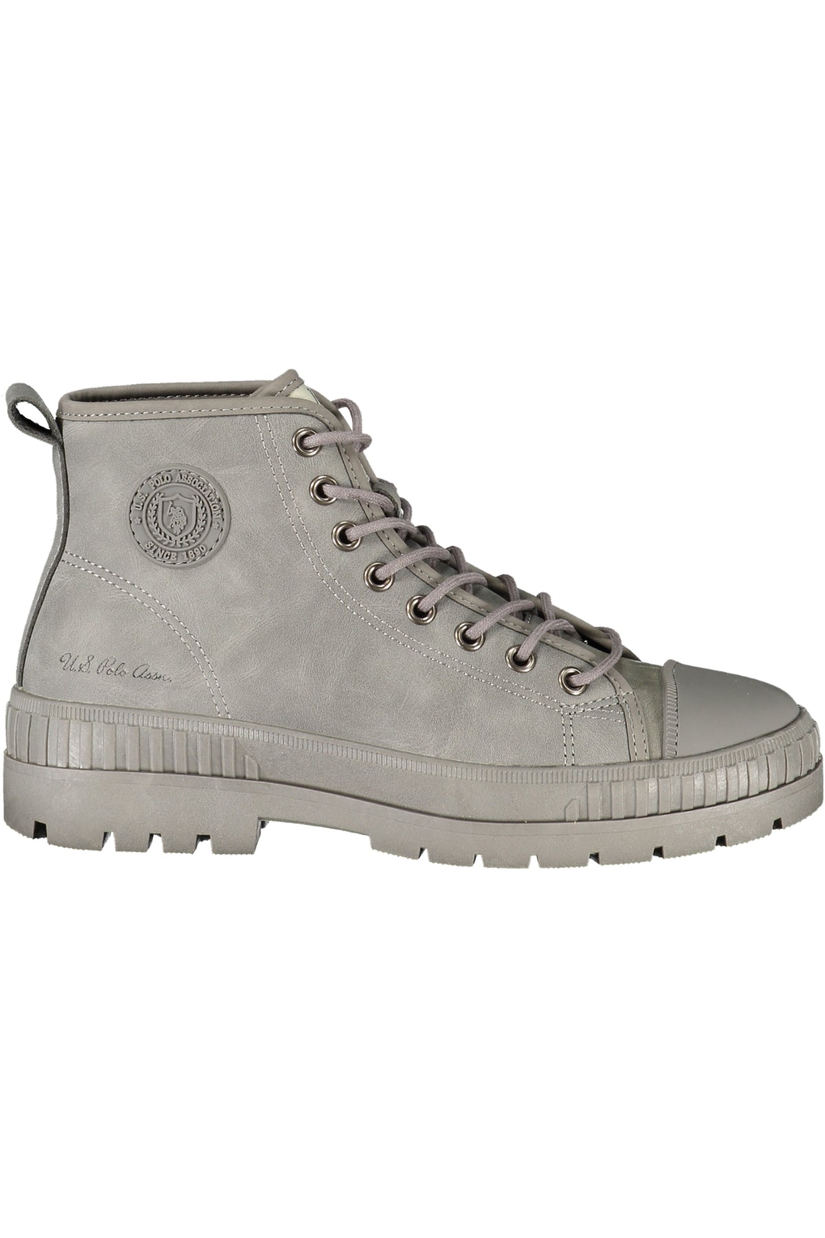 BOTINS COM ATACADORES U.S. POLO ASSN. MULHER CINZENTOS