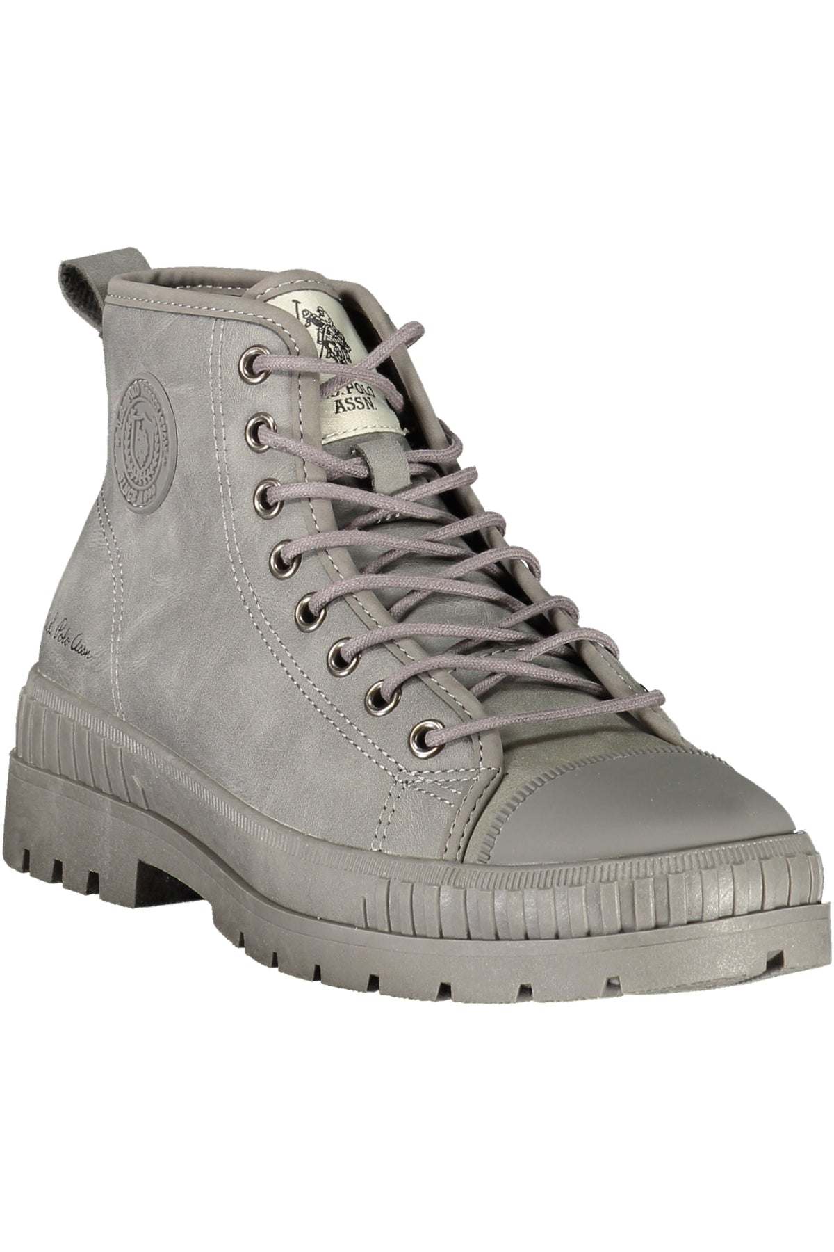 BOTINS COM ATACADORES U.S. POLO ASSN. MULHER CINZENTOS
