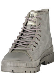BOTINS COM ATACADORES U.S. POLO ASSN. MULHER CINZENTOS