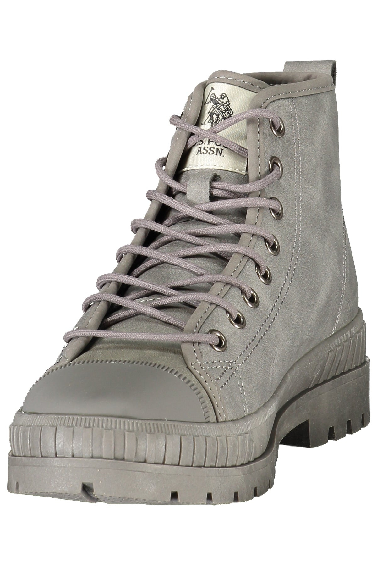 BOTINS COM ATACADORES U.S. POLO ASSN. MULHER CINZENTOS