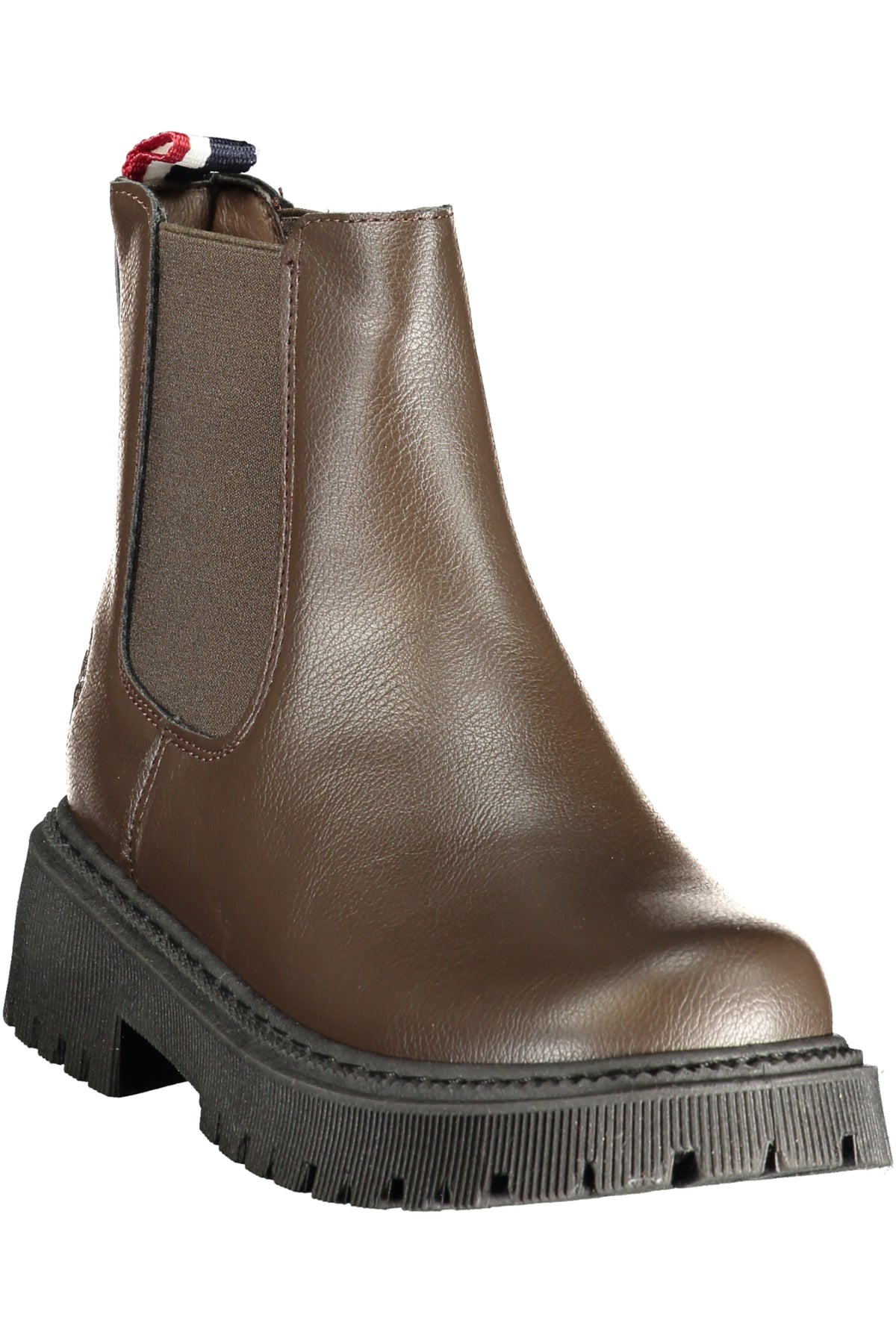 BOTINS COM ESTAMPADO U.S. POLO ASSN. MULHER CASTANHOS