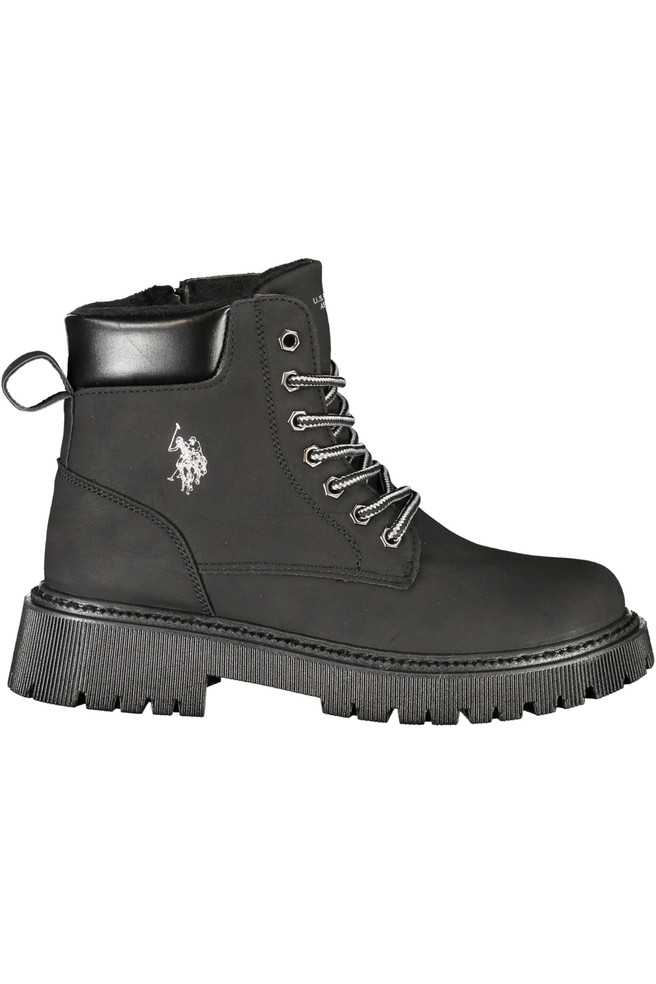 BOTINS COM ATACADORES U.S. POLO ASSN. MULHER PRETOS