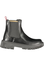BOTINS COM ESTAMPADO U.S. POLO ASSN. MULHER PRETOS