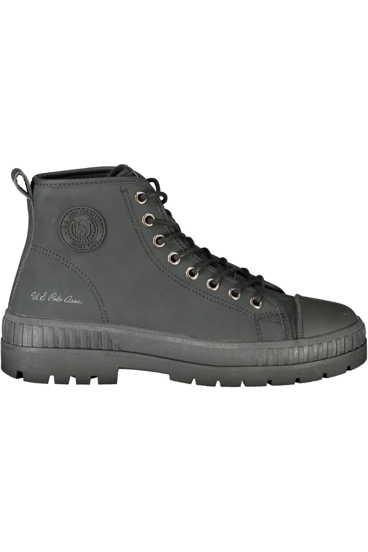 BOTINS COM ATACADORES U.S. POLO ASSN. MULHER PRETOS