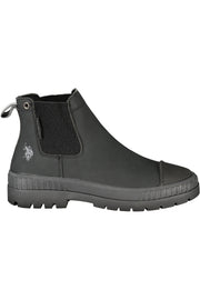 BOTINS COM ESTAMPADO U.S. POLO ASSN. MULHER PRETOS