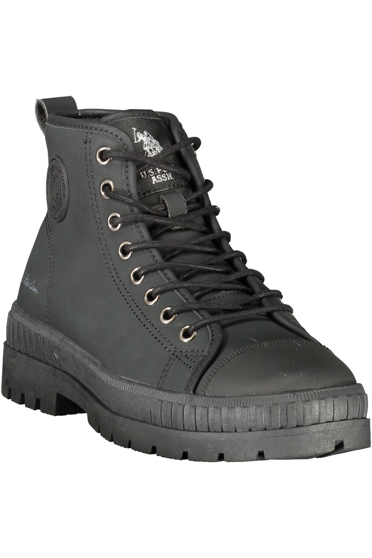 BOTINS COM ATACADORES U.S. POLO ASSN. MULHER PRETOS