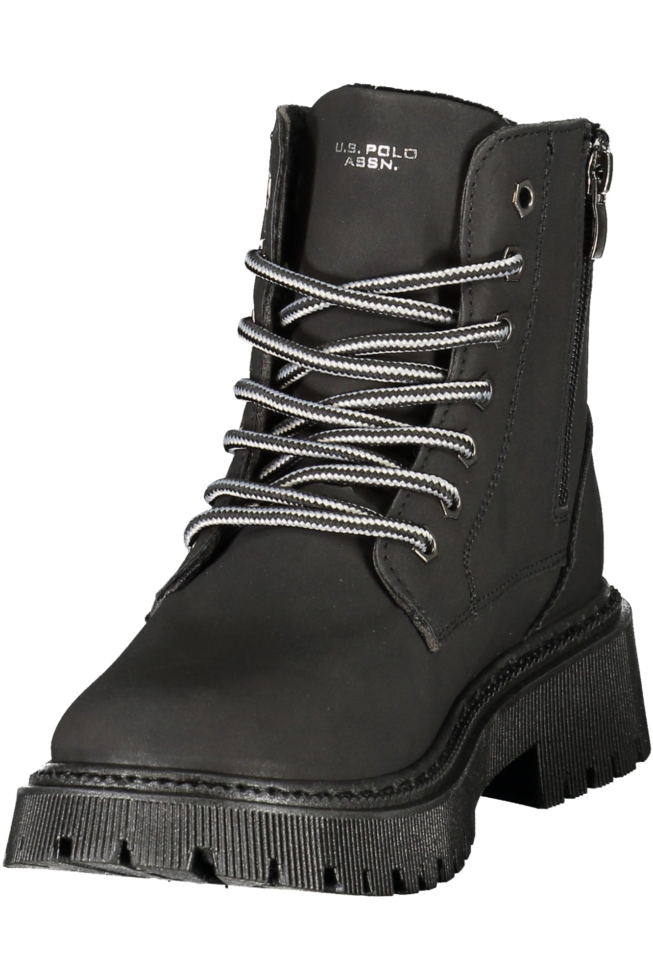 BOTINS COM ATACADORES U.S. POLO ASSN. MULHER PRETOS