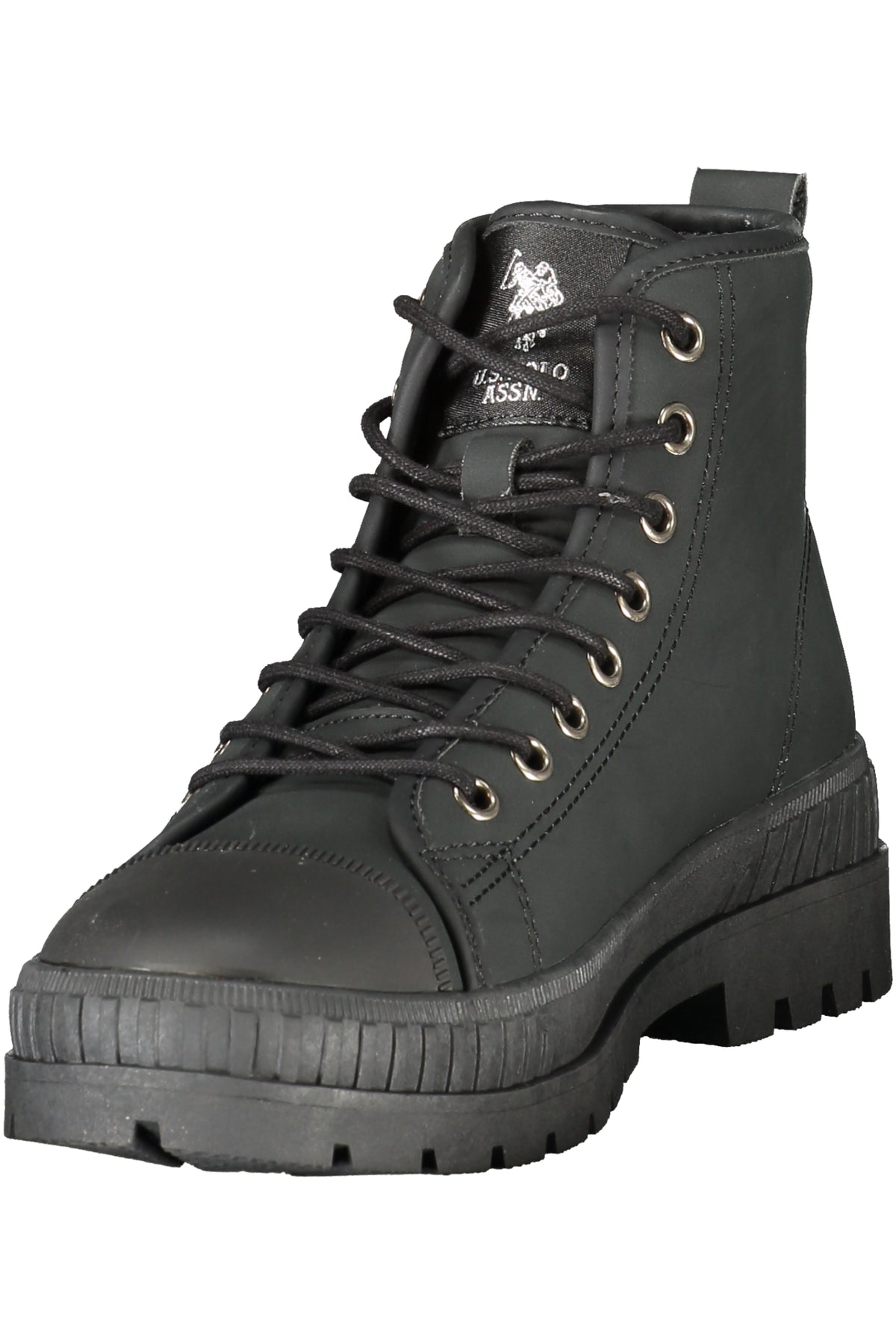 BOTINS COM ATACADORES U.S. POLO ASSN. MULHER PRETOS