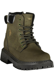 BOTINS COM ATACADORES U.S. POLO ASSN. MULHER VERDES
