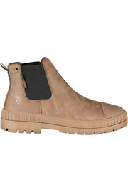 BOTINS COM ESTAMPADO U.S. POLO ASSN. HOMEM CASTANHOS