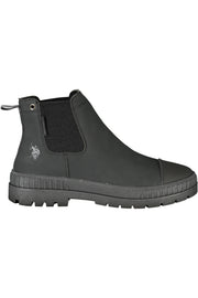 BOTINS COM ESTAMPADO U.S. POLO ASSN. HOMEM PRETOS