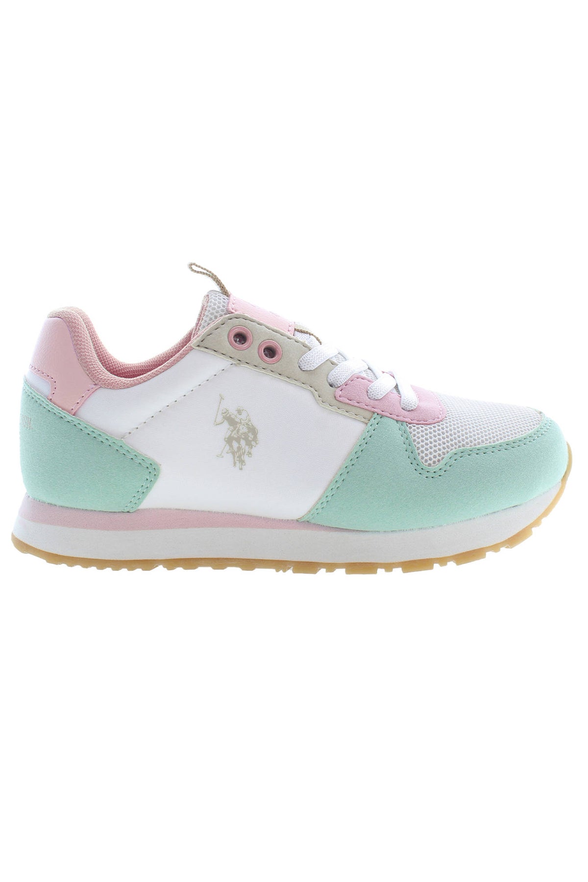 SAPATILHAS COM ATACADORES U.S. POLO ASSN. CRIANÇA BRANCAS