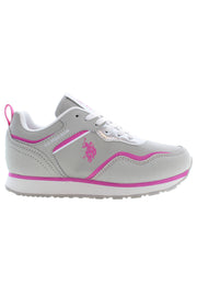 US POLO SPORT SHOES BEST PRICE GREY GIRL