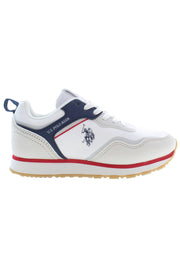 SAPATILHAS COM ATACADORES U.S. POLO ASSN. CRIANÇA BRANCAS